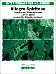 Allegro Spiritoso Orchestra Scores/Parts sheet music cover